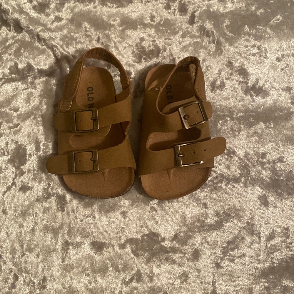 3-6 months old navy sandals infant